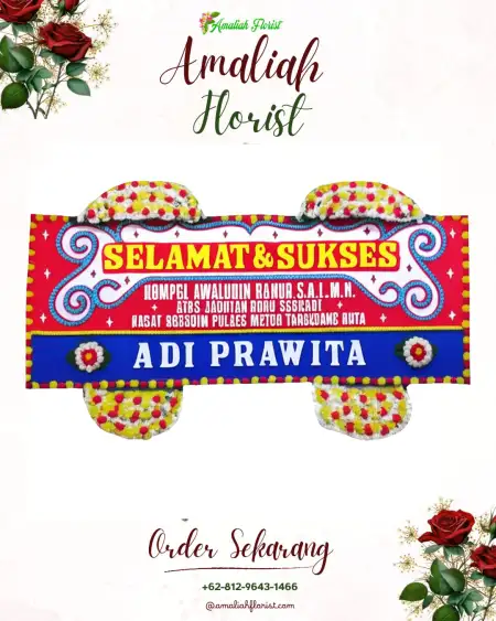 Papan Bunga Ucapan Selamat Dermasandi